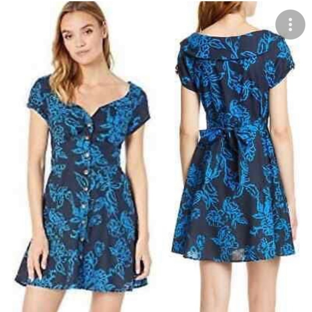 Free people A Thing Called Love button dress NWT 0